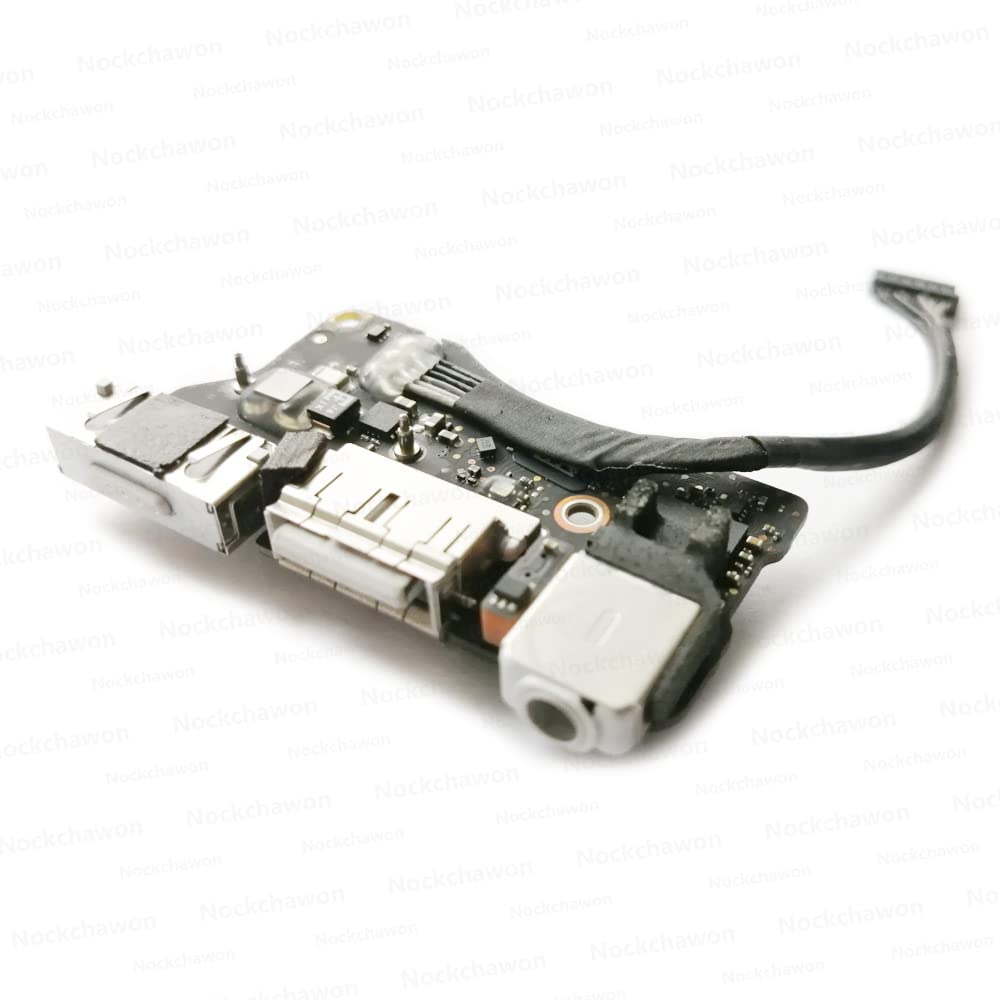 820 3455 A I/O Board (W/Usb, Audio, Dc In 2) 923 0439 Replacement For Macbook Air 13'' A1466 (Mid 2013, Early 2014, Early 2015,E