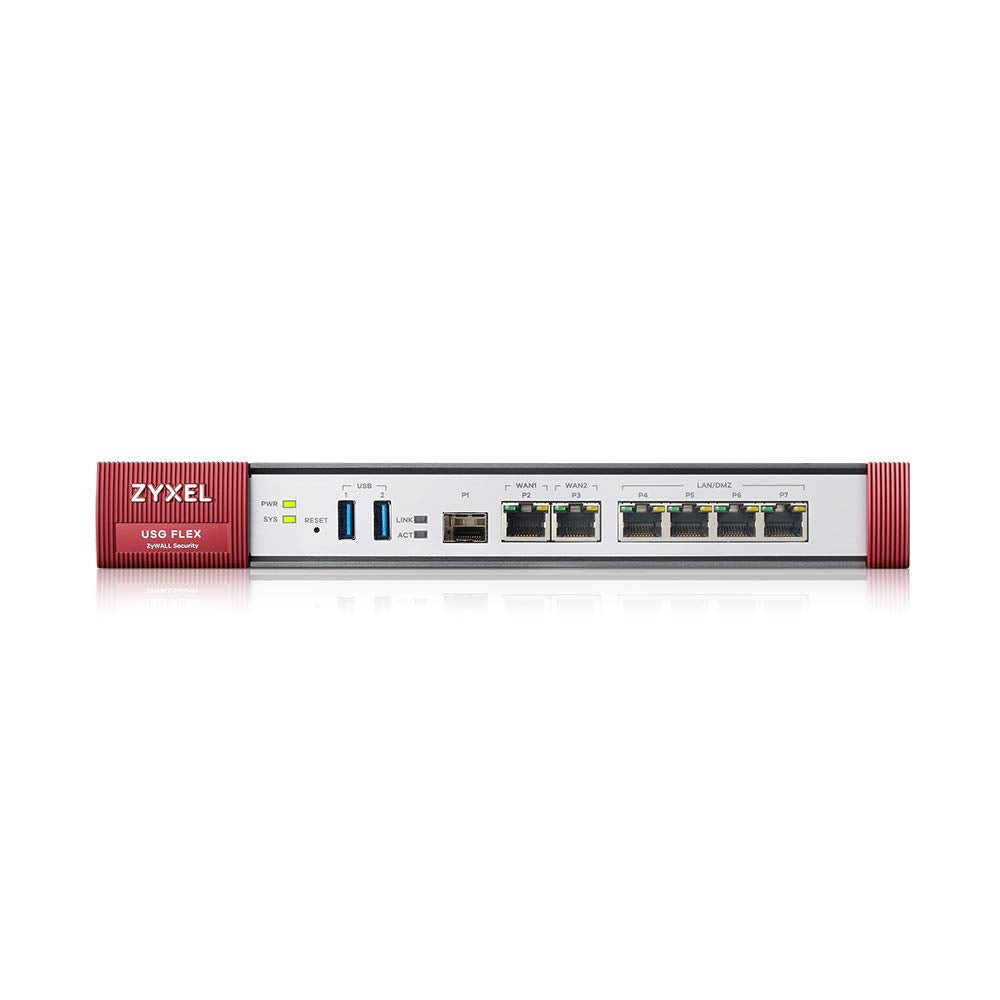 Zyxel Usg Flex 200 (Usg60 V2), Utm Firewall Hardware Only, Recommended Up To 75 Users Usgflex200]
