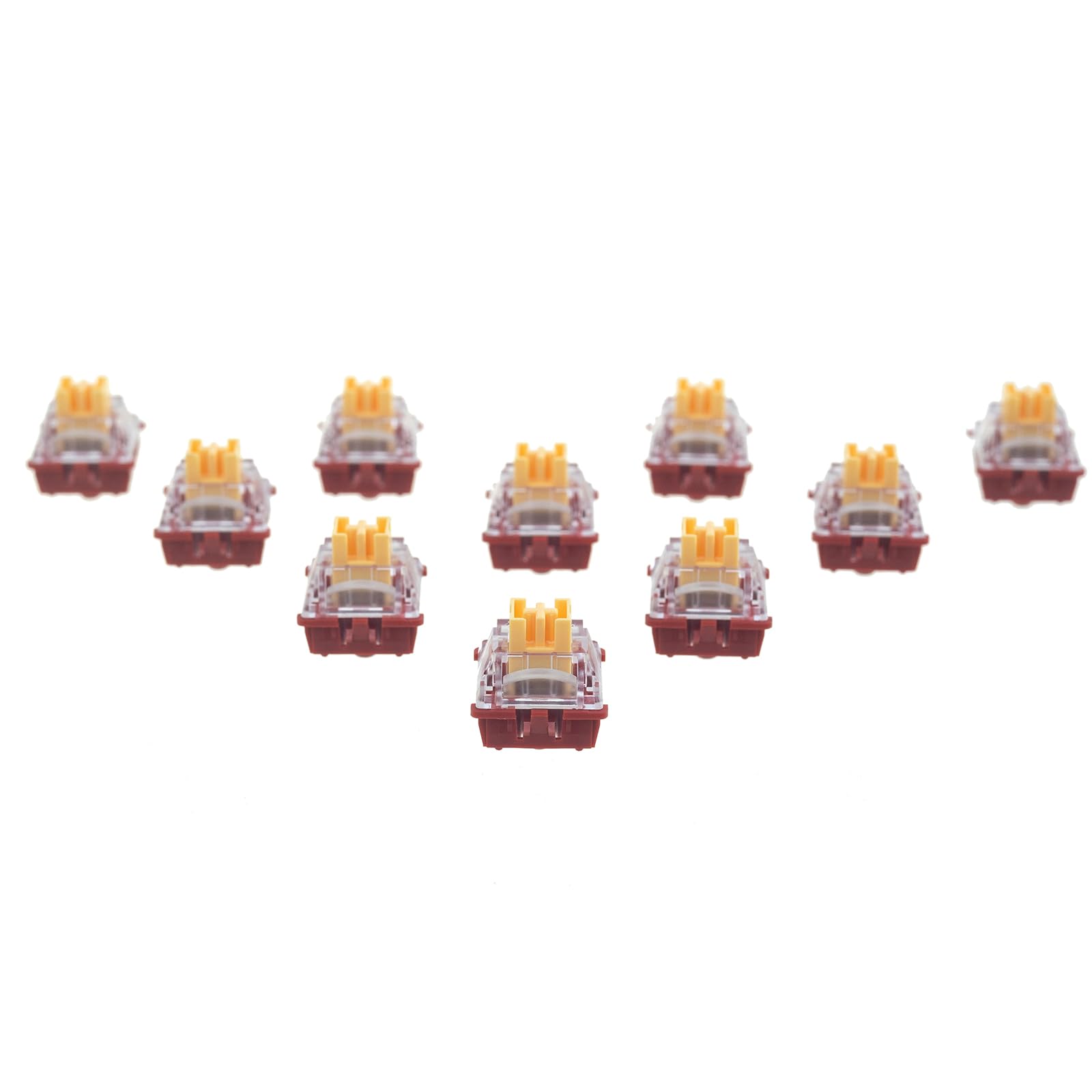 Gk Gamakay Phoenix Silent Linear Keyboard Switch With Led Diffuser For Backlit Mechanical Keyboard 5 Pin Pre Lubed Switches For