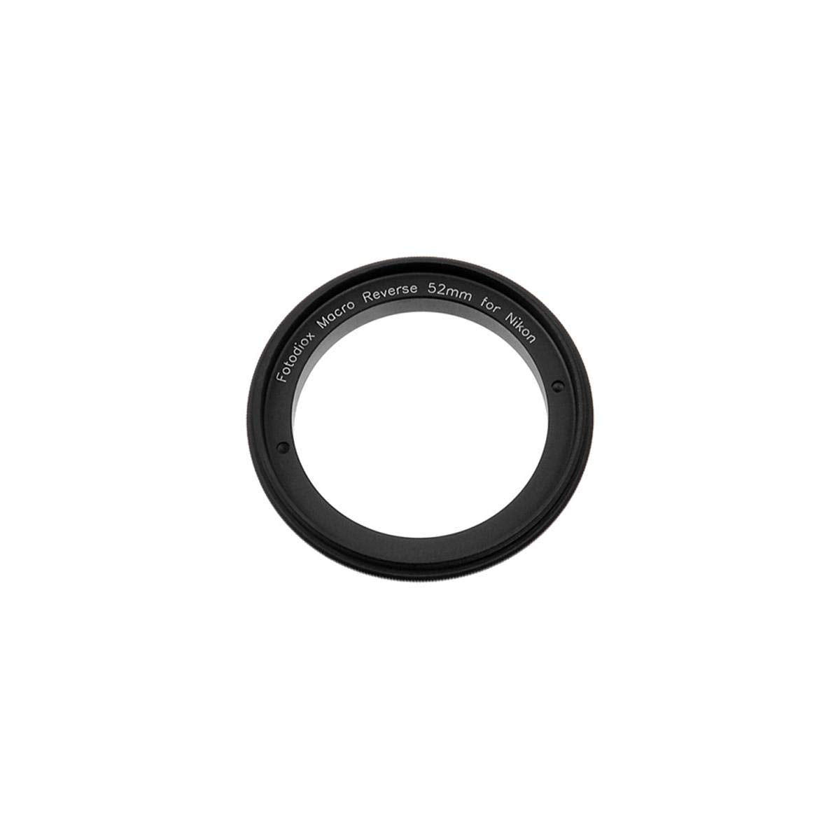 Fotodiox 52mm Macro Reverse Ring Camera Mount Adapter for using Nikon SLR Camera and lens with 52mm filter thread