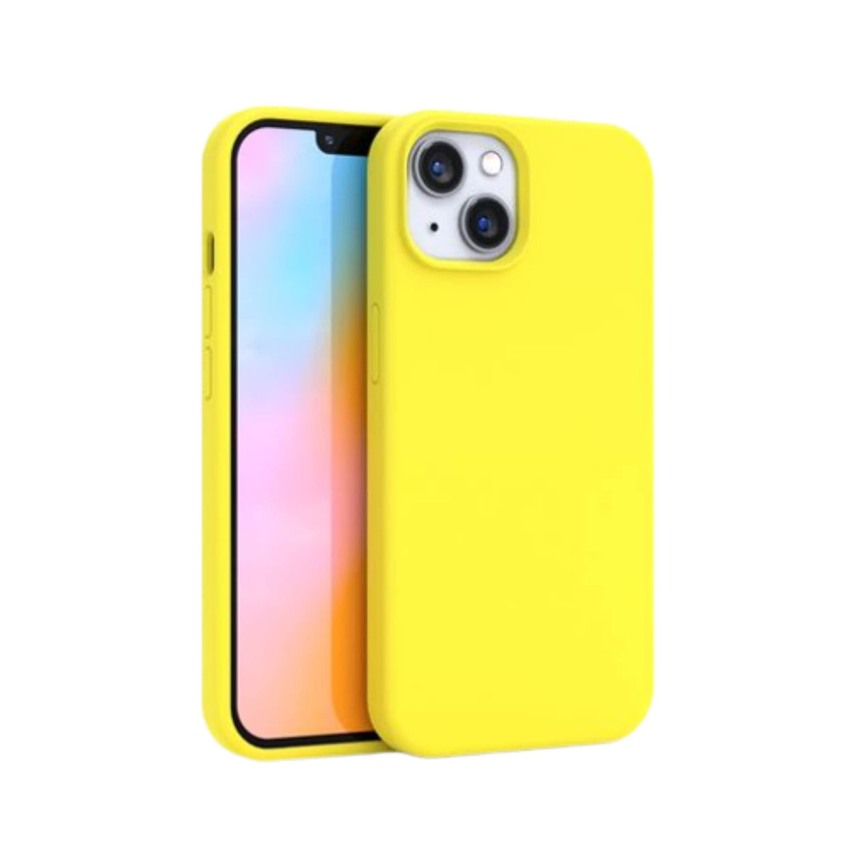 Felony Case   Iphone 13 / Iphone 14 Case   Neon Yellow Silicone Phone Cover | Liquid Silicone With Anti Scratch Microfiber Linin