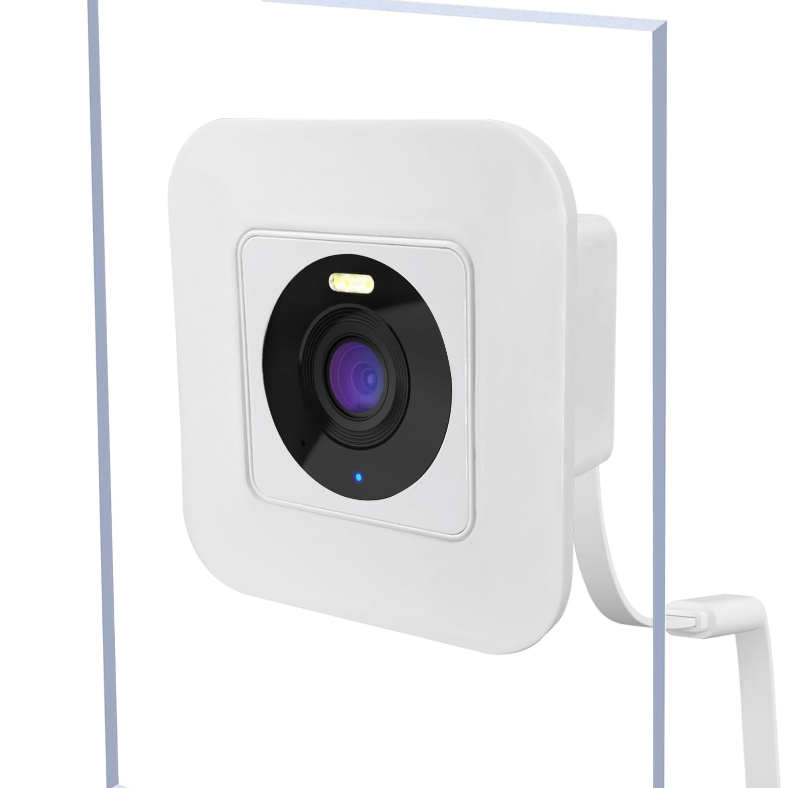 2 Pack Window Mount Fits For Wyze Cam Og Camera,Self Adhesive Camera Holder Attach To Single Pane Glass Wall , Monitoring Outdoor Though The Insides Window Of House, Car,Office And Workshop