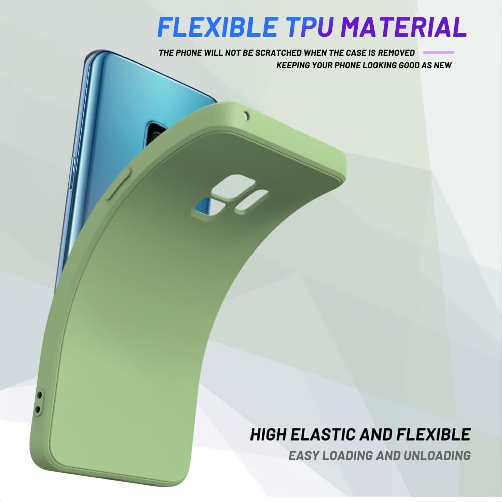 Wogroo For Samsung Galaxy S9 Case Green, Scratch Resistant With Soft Touch, Slim Thin Phone Cover For Samsung Galaxy S9
