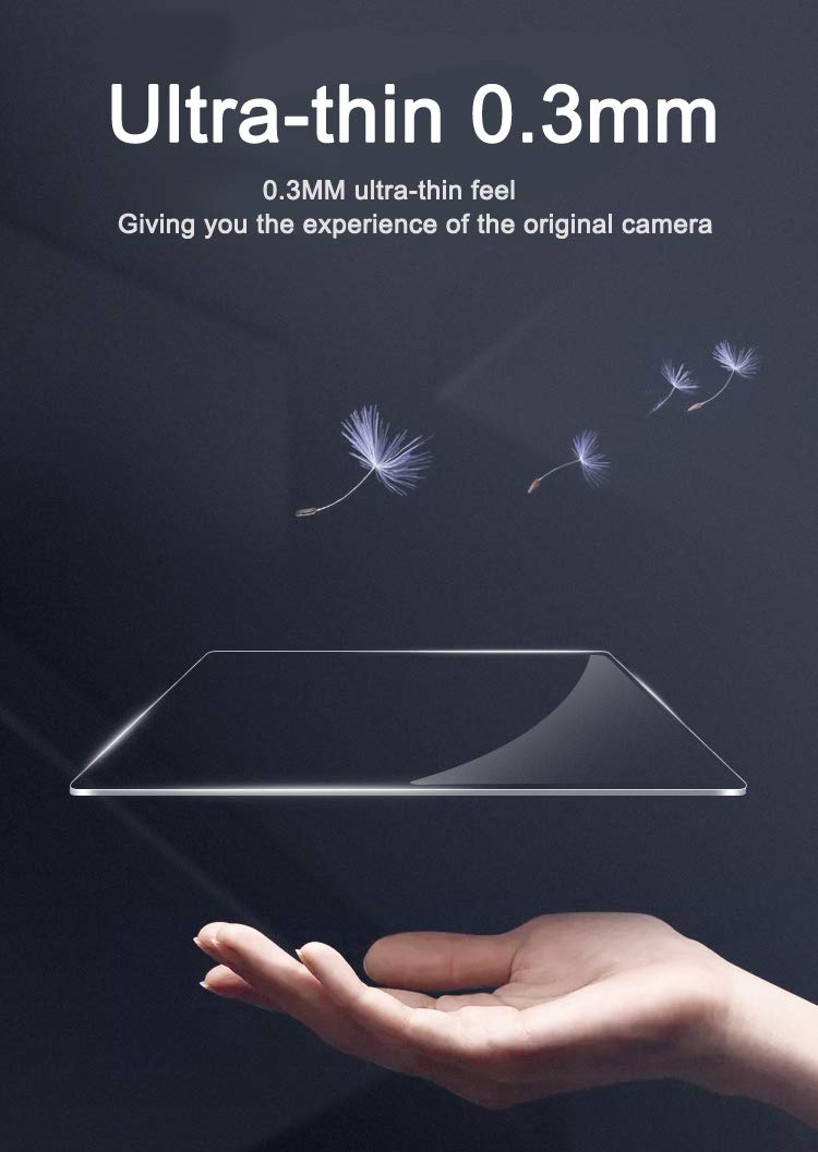 Wh1916 Fx3 Screen Protector Anti-Scrach Anti-Bubble Ultra-Clear 9H Tempered Glass 3-Pack, Compatible For Sony Fx3 Zv1 A7C A7Riv