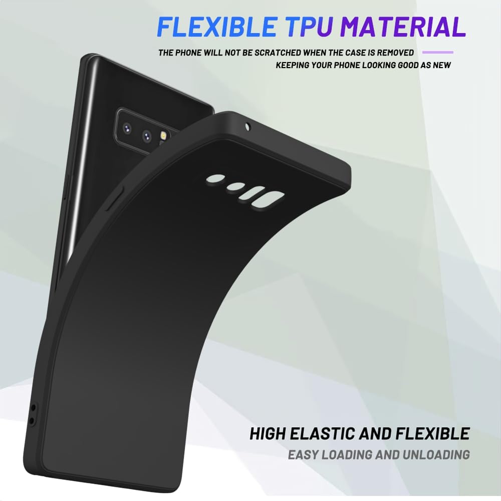 Wogroo For Samsung Galaxy Note 8 Case Black, Scratch Resistant With Soft Touch, Slim Thin Phone Cover For Samsung Galaxy Note 8