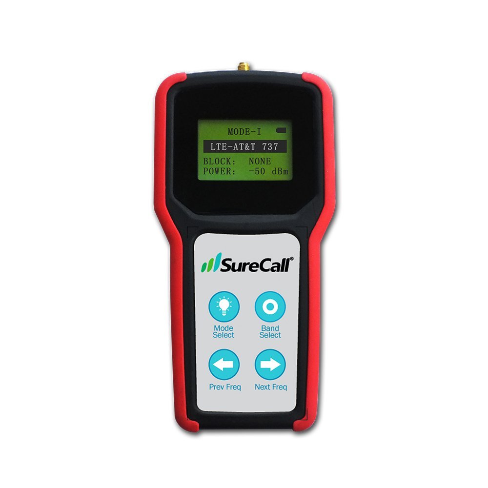 Surecall Five Band Rf Signal Meter For 4G Lte, Cellular, Pcs And Aws Cell Phone Signal Booster Installation (Sc Meter 01)