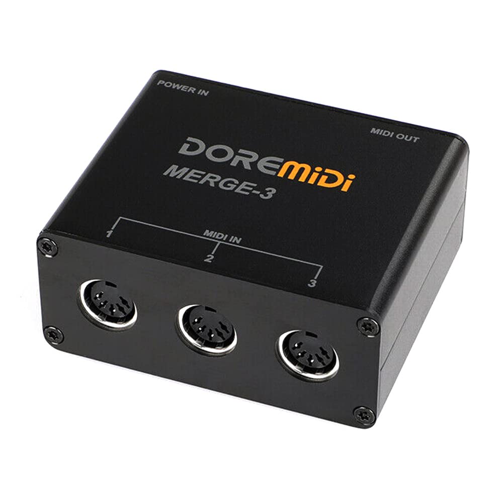 Doremidi Midi Merge 3 Midi Input 2 Midi Output Support Usb Power Merge 3