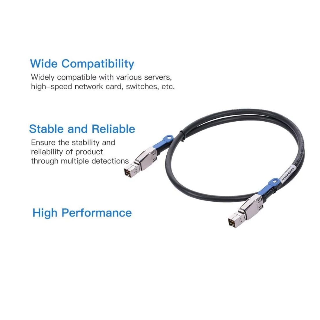 Chenyang Mini Sas Sff 8644 To Sff 8644 High Density Hd Data Server Raid Cable 0.5M
