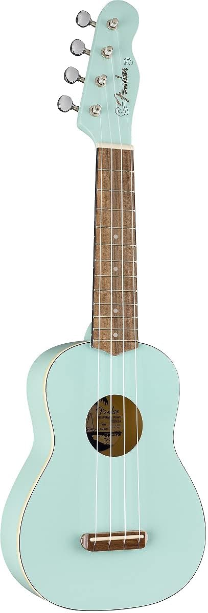 Fender Venice Soprano Ukulele, Daphne Blue