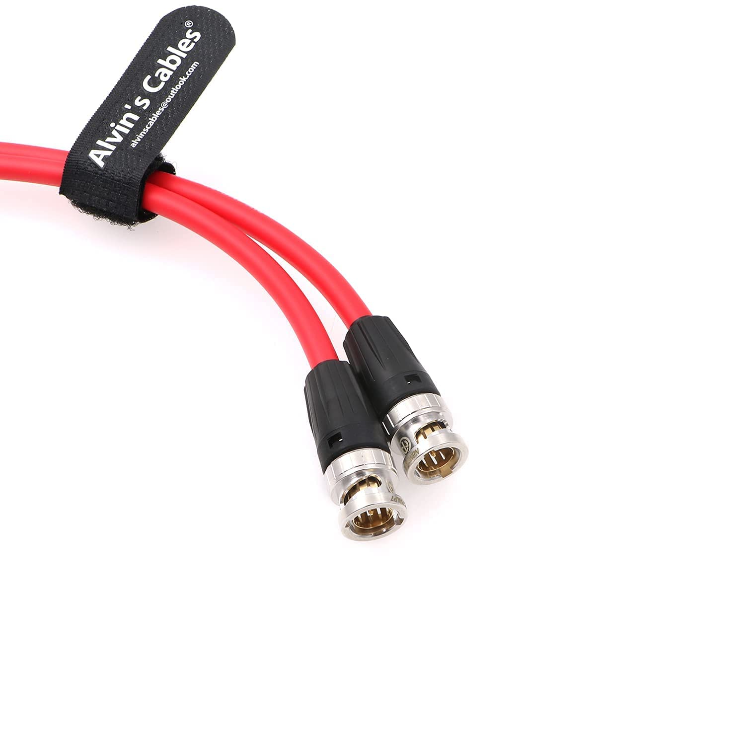 Alvin'S Cables 12G Hd Sdi Video Coaxial Cable Bnc Male To Male For 4K Video Camera (Red 1M)