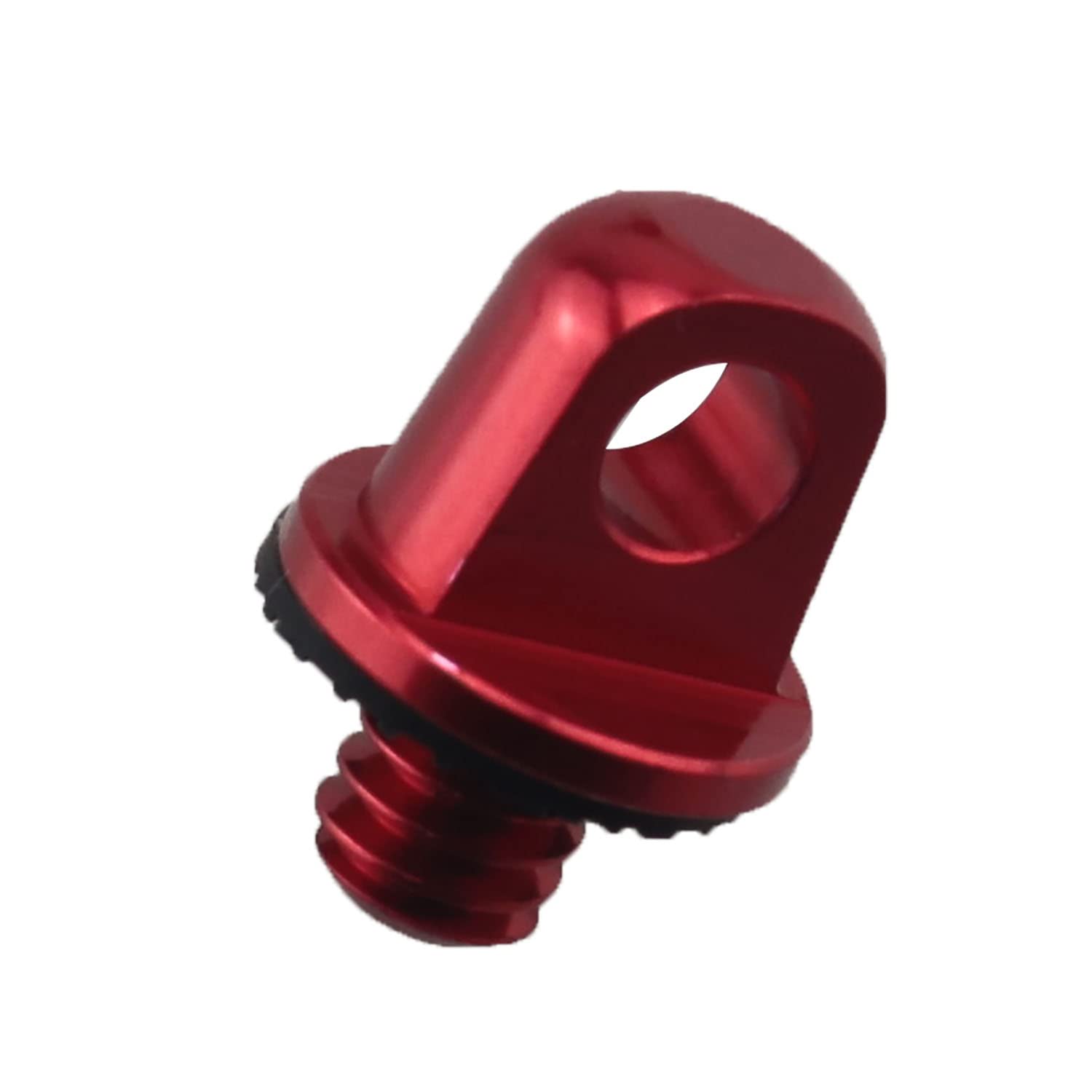 1/4Inch Camera Screw Zczqc 2Pcs 1/4 20 Quick Install Metal Screws Connecting Adapters For Camera Neck Wrist Strap Sling Red