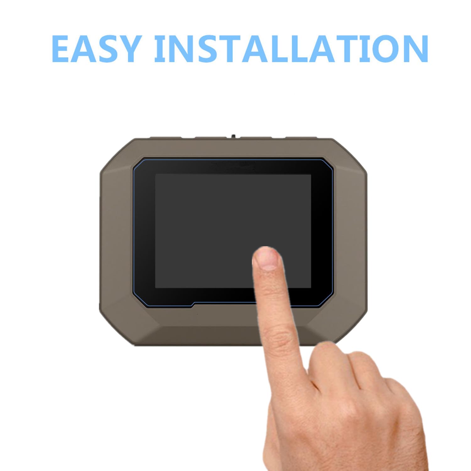 Aemus Screen Protector Compatible For Garmin Xero C1 Pro Chronograph (6 Pack) Hd Pet Protector Film