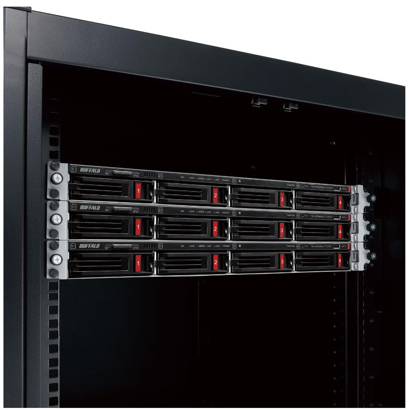 Buffalo Terastation 3420Rn 4 Bay Smb 48Tb (4X12Tb) Rackmount Nas W/Hard Drives Included Network Attached Storage