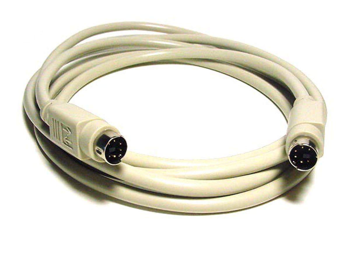Monoprice Ps/2 Cable   25 Feet   Mdin 6 Male To Male