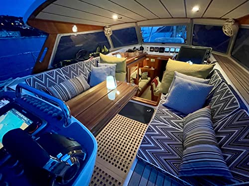 Caframo Bora. 12V Marine Fan. Direct Wire, Low Draw, 5000 Hour Motor Life. Black, 6.5    X 3.0    X 9.5