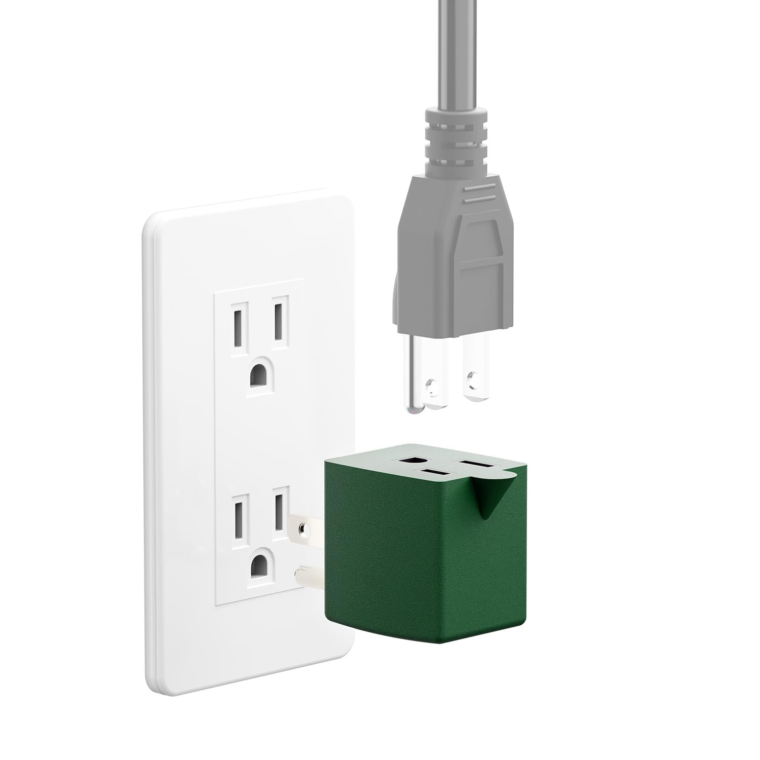 90 Degree Adapter Right Angled Upward Angled Usa 3 Prong Male Female Adapter, Plugrand 90 Degree Angled Usa Male Female Adapter,