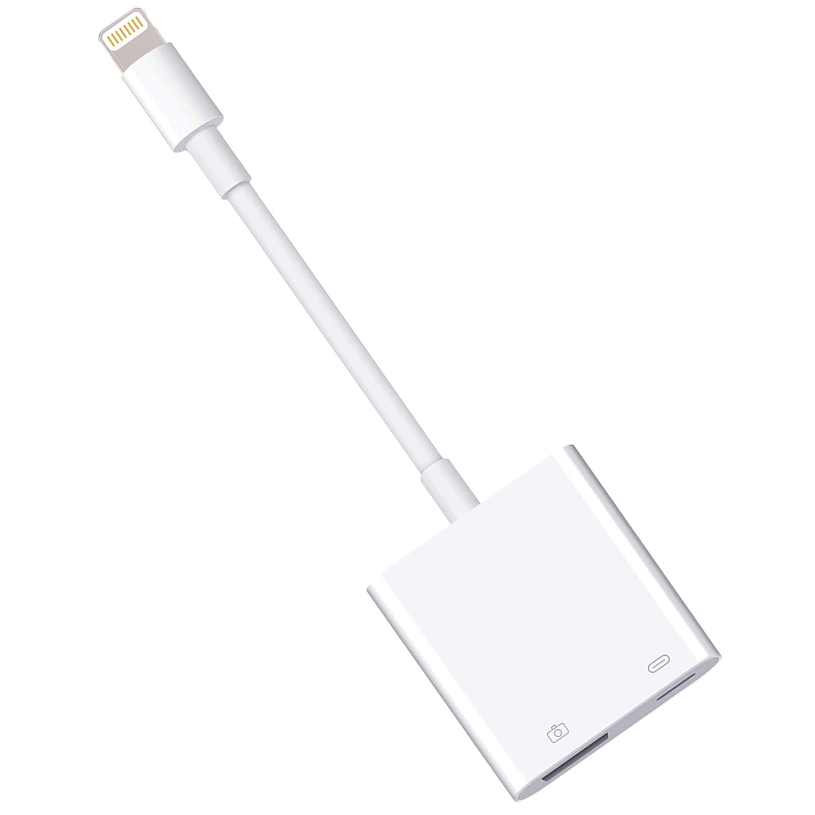 Lightning To Usb3 Camera Adapter With Charging Port, Lightning Female Usb Otg Cable Adapter For Select Iphone,Ipad Models Suppor