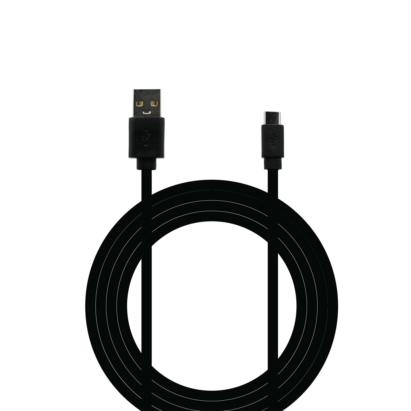 Pdeey 2 Pack Usb Type C Cable 25 Ft For Cctv Security Camera Outdoor, Flat Waterproof