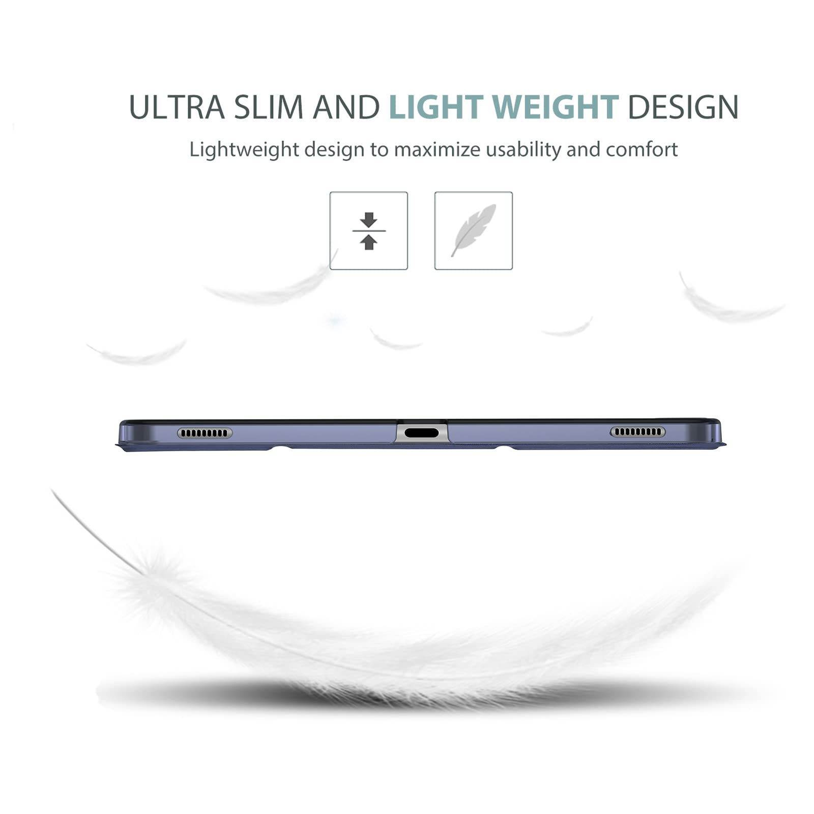 Procase Cover For Galaxy Tab S8 / Tab S7 11 Inch Case, Protective Slim Case Folio Hard Back Stand Smart Cover For 11 Galaxy Tab