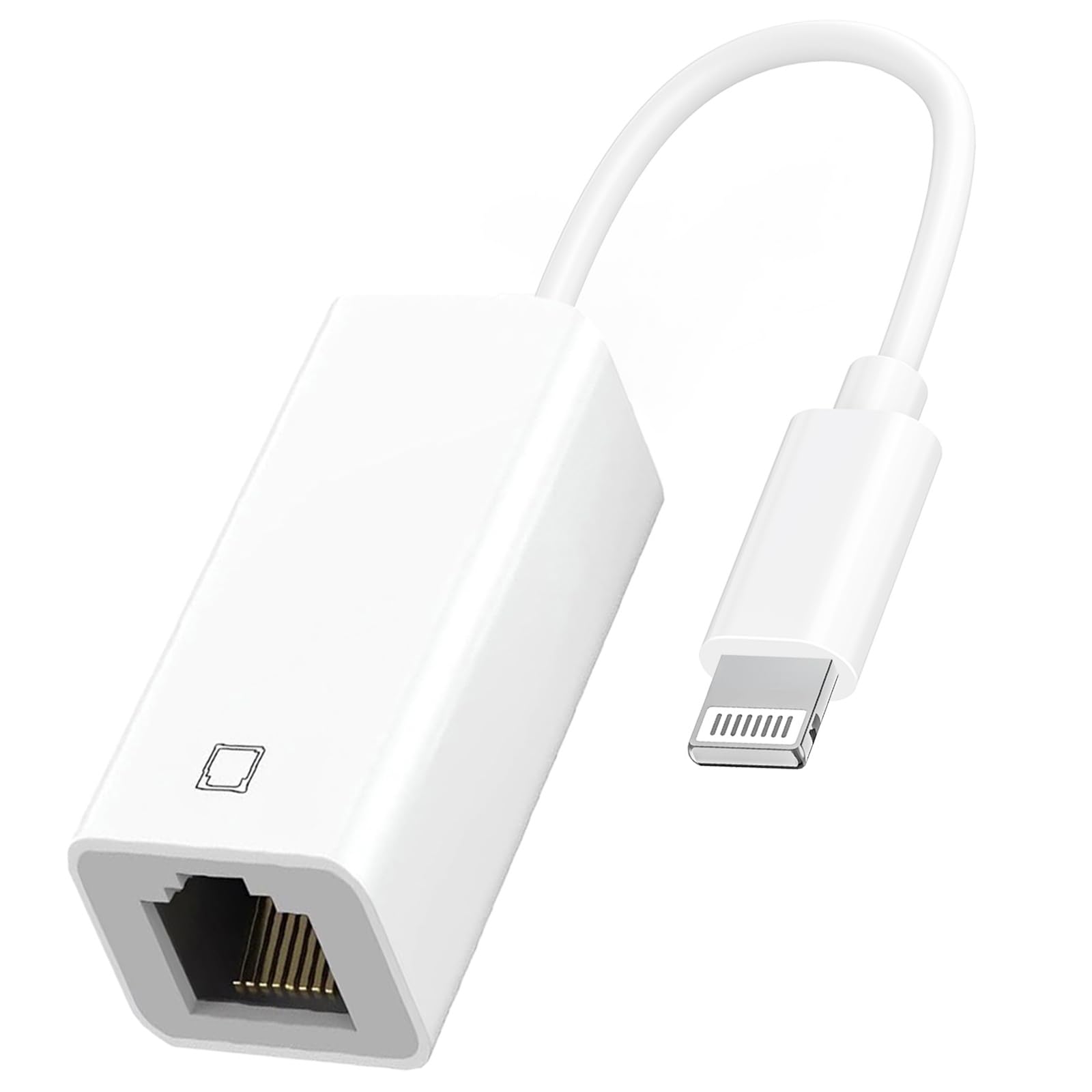 Lightning to Ethernet Adapter, [MFi Certified] Lightning to RJ45 Ethernet LAN Network with Connector Compatible with iPhone 14/1