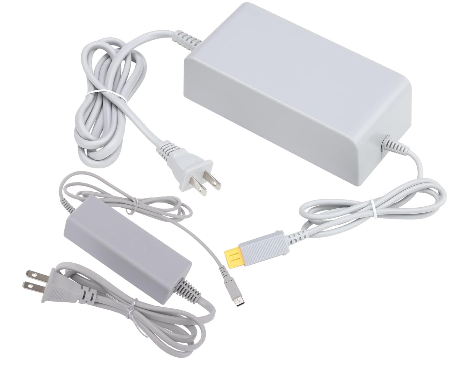 PEGLY 2-1 AC Adapter Compatible with Wii U Console and Wii U Gamepad, Power Console, and Gamepad Charger (for Both Console/Gamep