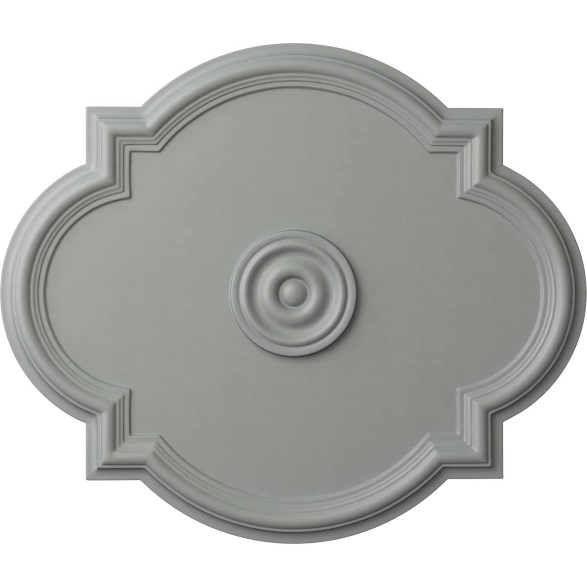 Ekena Millwork Cm24Wa Waltz Ceiling Medallion, 24''W X 20 1/2''H X 1 1/8''P, Factory Primed