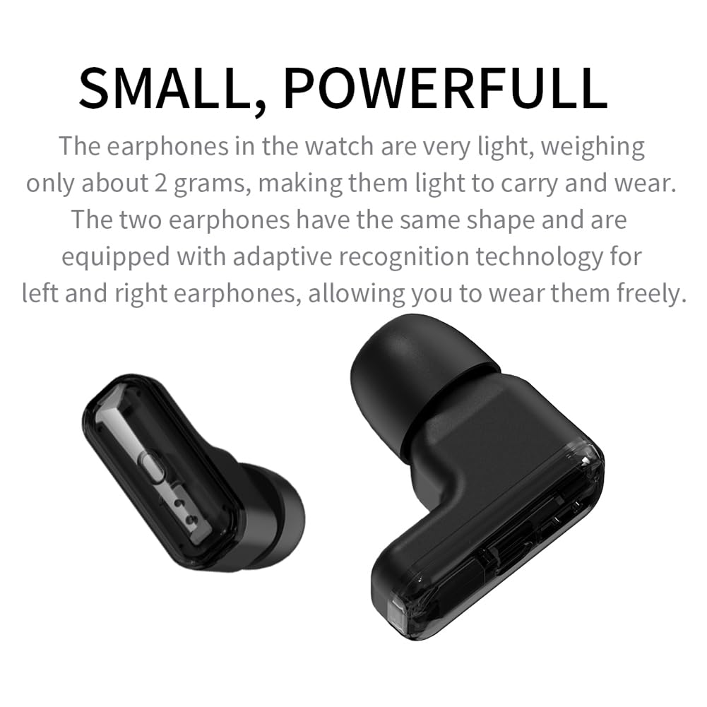 Alliget Smart Watch With Earbuds, 2 In 1 Bluetooth Smartwatch, 1.39'' Hd Ips Screen Smartwatch For Men Women, Fitness Tracker Lo