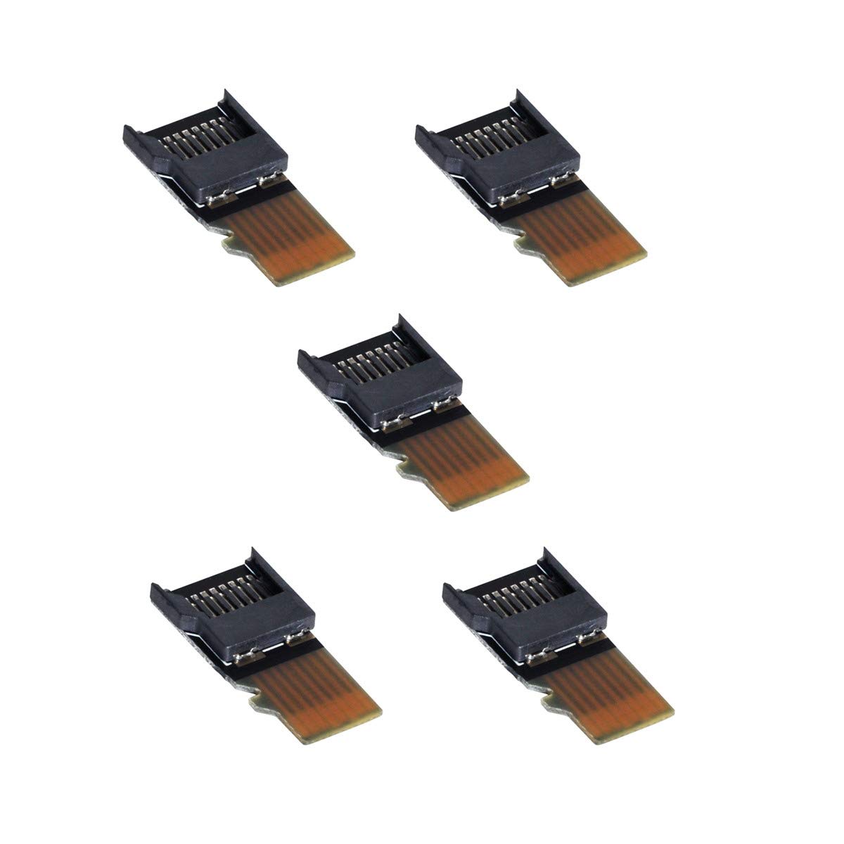 Cablecc 5Pcs/Lot Micro Sd Tf Memory Card Kit Male To Female Extension Adapter Extender Test Tools Pcba Reader For Car Gps Phone