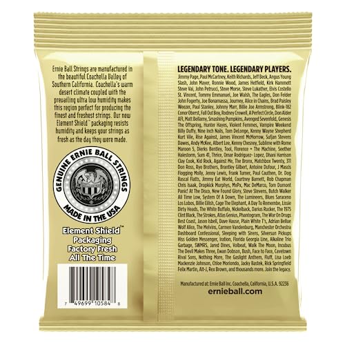 Ernie Ball Earthwood Custom Medium 80/20 Bronze Acoustic Guitar Strings, 12.5 56 Gauge (P02005)