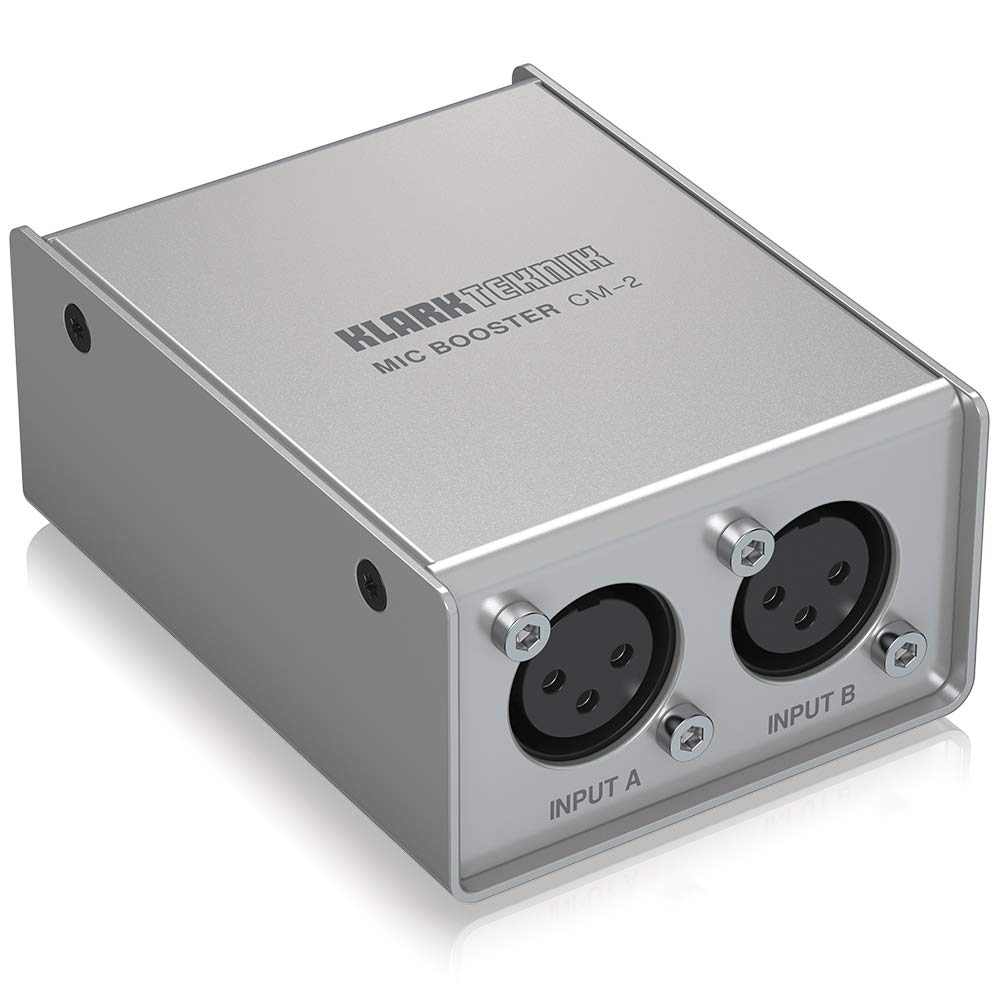 Klark Teknik Mic Booster Cm 2 2 Channel Dynamic Microphone Booster With Preamps