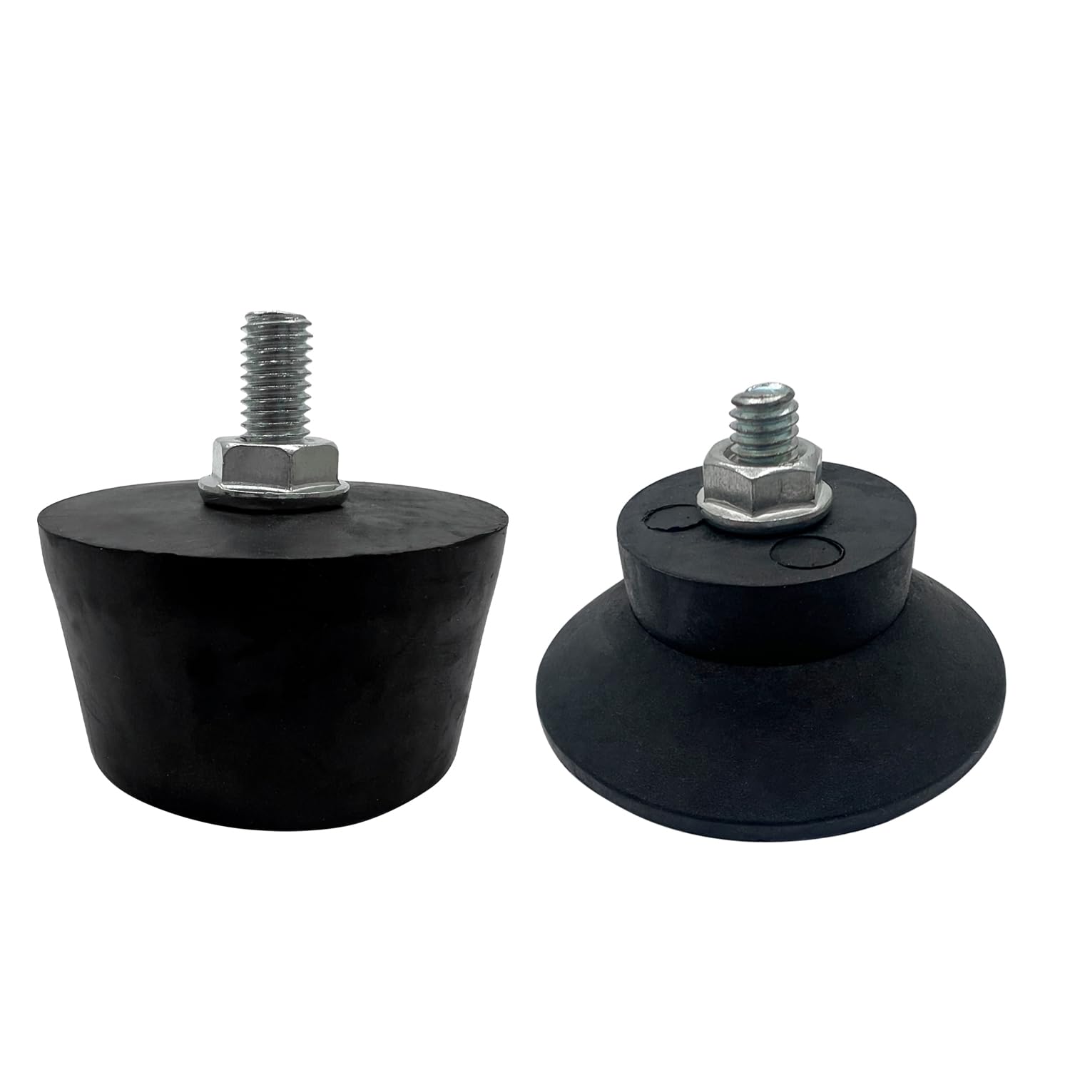 4Pcs Air Compressor Rubber Feet,No Oil Machine Shock Absorbing Foot Pads,Black(M8 Speaker)