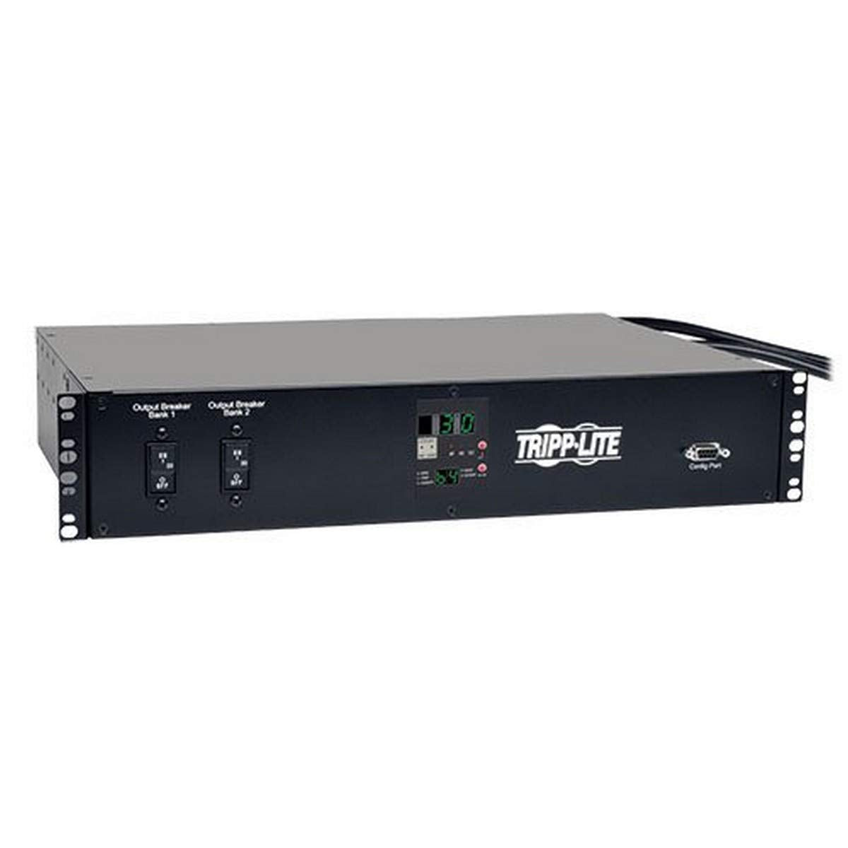 Tripp Lite Metered Pdu With Ats, 30A, 19 Outlets (16 C13, 2 C19 & 1 L6 30R), 208V, 2 L6 30P, 2U Rack Mount Power, Taa (Pdumh30Hv