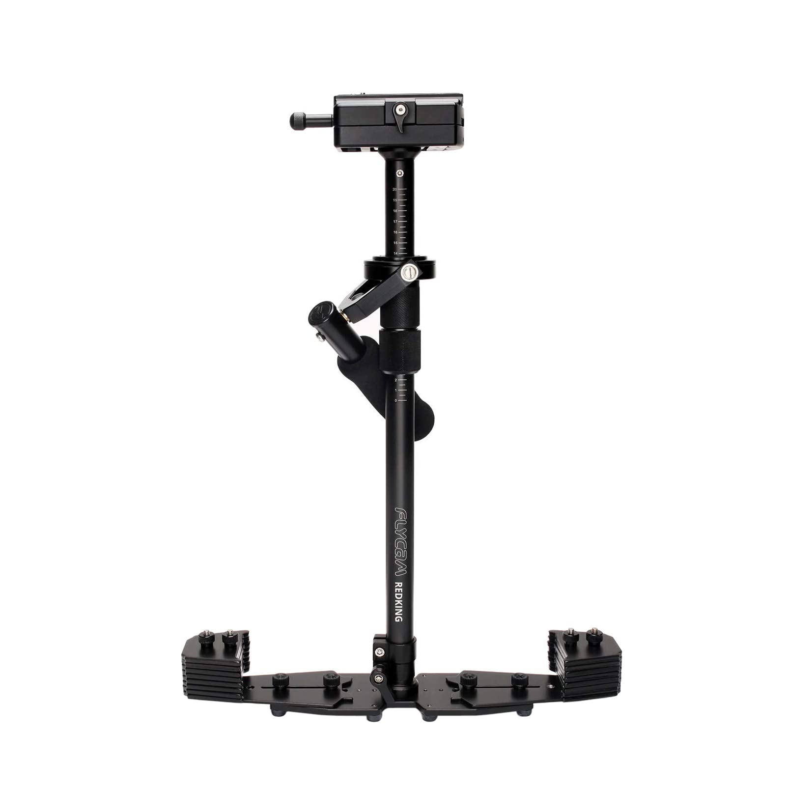 Flycam Redking Quick Balancing Video Camera Stabilizer With Dovetail Quick Release (Flcm Rk) | Professional Cnc Aluminum Camera Stabilizer For Dslr Bmcc Sony Nikon Dv Camcorders Up To 7Kg/15.4Lb + Bag