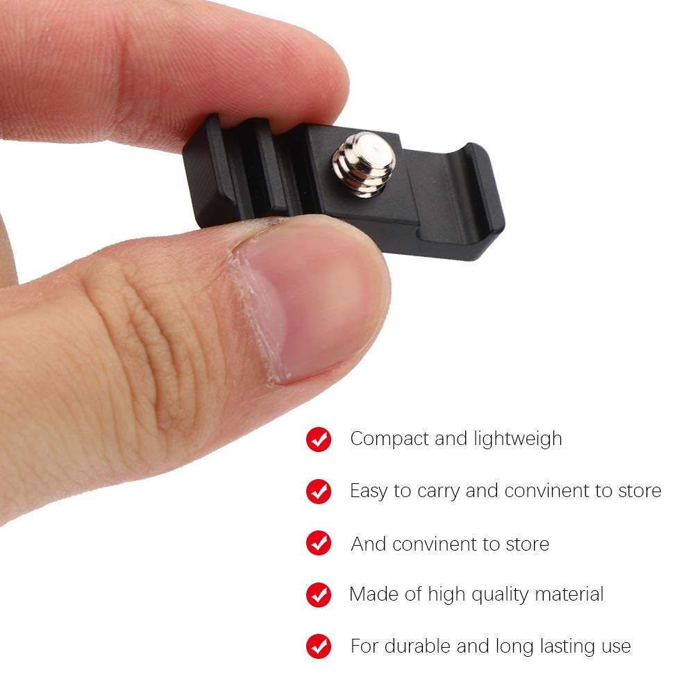 Oumij1 Camera Cage Cable Clamp   Portable Cage Fitting Wire Clip   Accessories Fixed Clip   1/4 Inch Universal Lightweight Mount