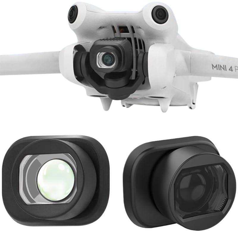 Coyktonty Mini 4 Pro Wide Angle Lens For Dji Mini 4 Pro,Expands Shooting Range By 25%,0.75 X Wide Angle 110 Shooting Range