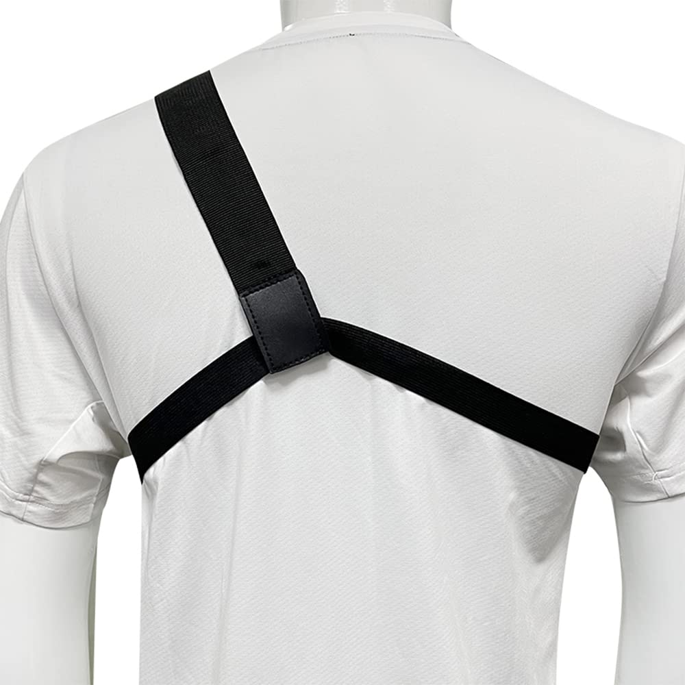 Lseng Radio Chest Harness Shoulder Radio Holster Chest Pack Adjustable Single Radio Pouch Two Way Radio Holster For Motorola Rad