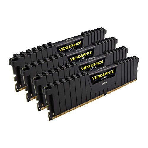 Corsair Vengeance Lpx 64Gb (4 X 16Gb) Ddr4 Dram 2400Mhz C14 Memory Kit For Ddr4 Systems, Black