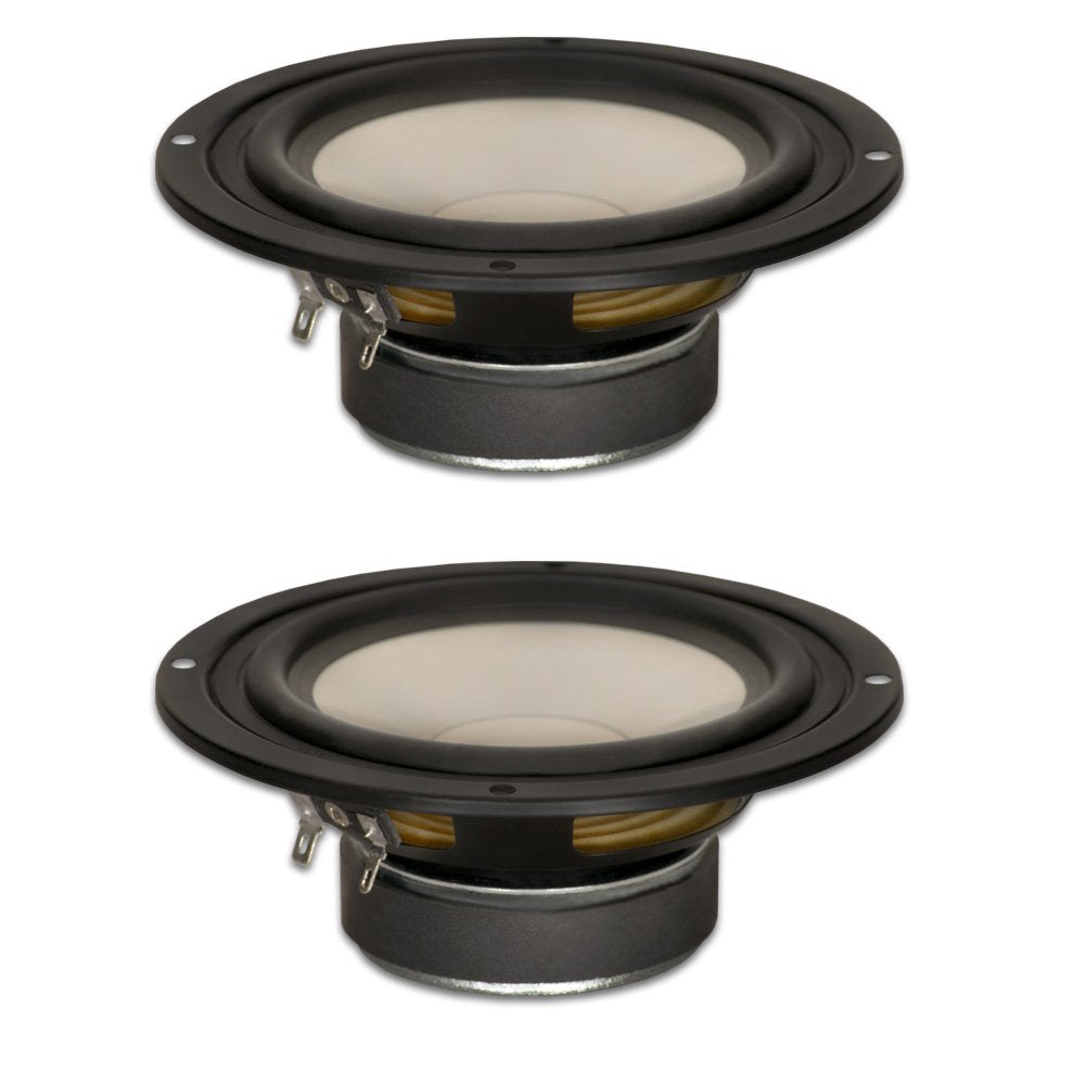 Goldwood Sound, Inc. Stage Subwoofer, Poly Cone 5.25'' Woofers 130 Watts Each 4Ohm Replacement 2 Speaker Set (Gw S525/4 2)