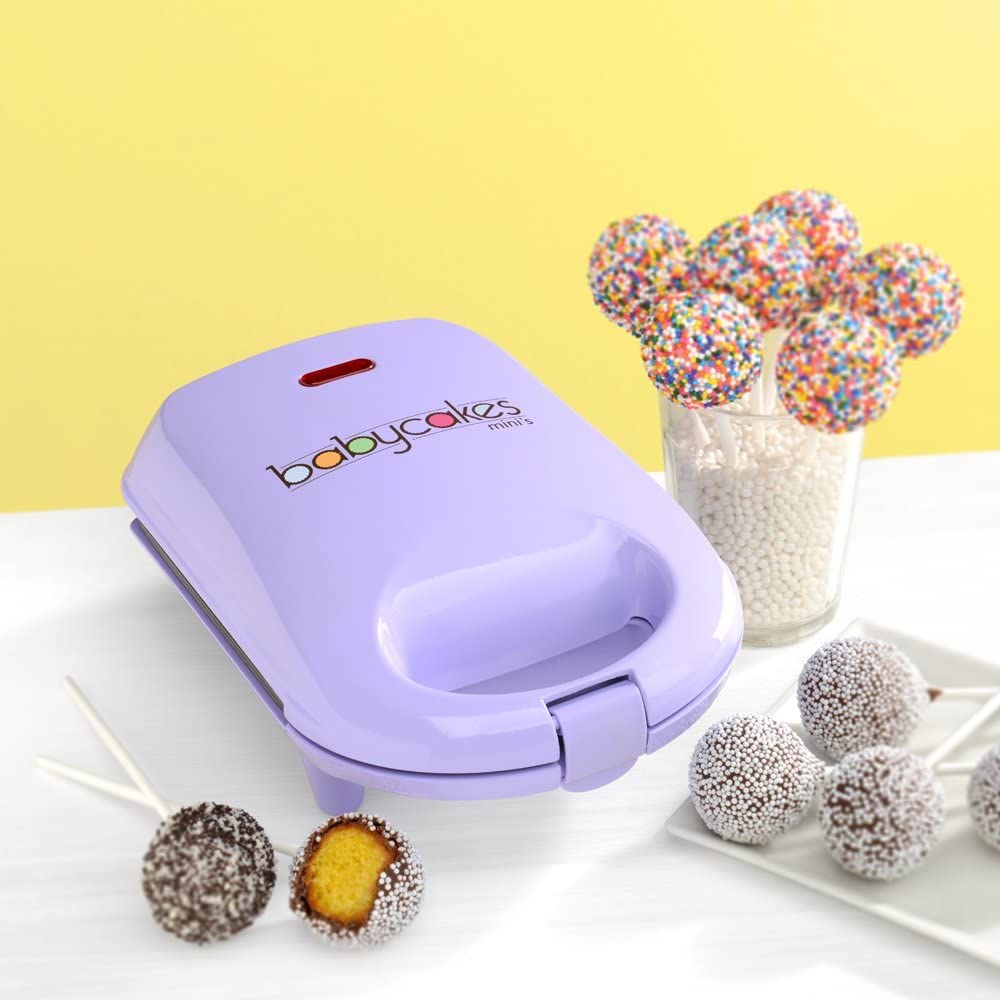 Babycakes Mini Cake Pop Maker By Select Brands   Easy To Use Cake Pop Machine   Cake Pop Recipes Included   Non Stick Coating, N