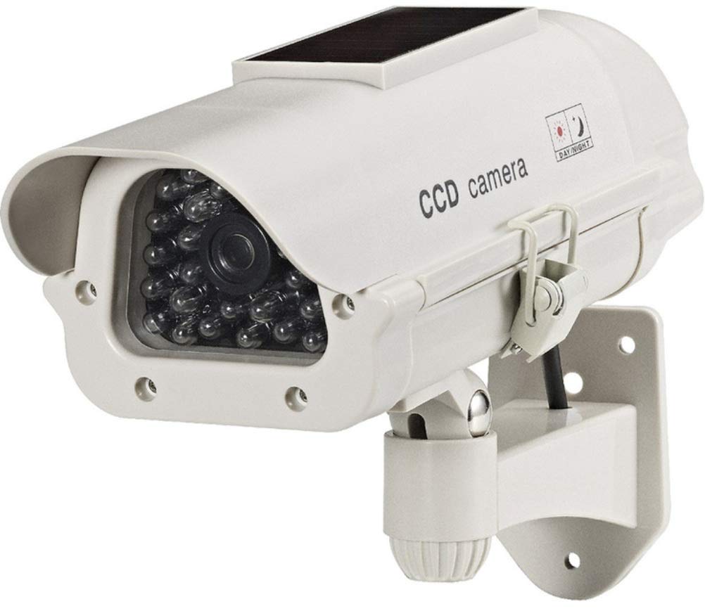 Cop Security 15 Cdm14 Dummy Solar Powered Camera With Led Light (Beige)