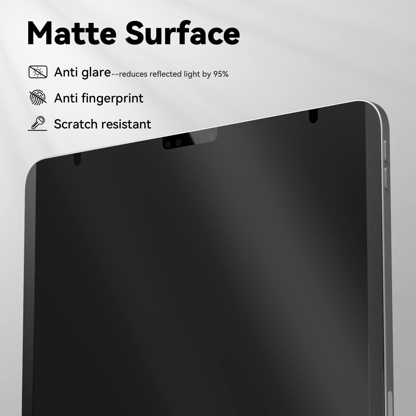 Iprokko Magnetic Privacy Screen Protector Compatible With Ipad Pro 12.9 Inch (6Th/5Th/4Th/3Rd Generation, 2022 2021 2020 2018),