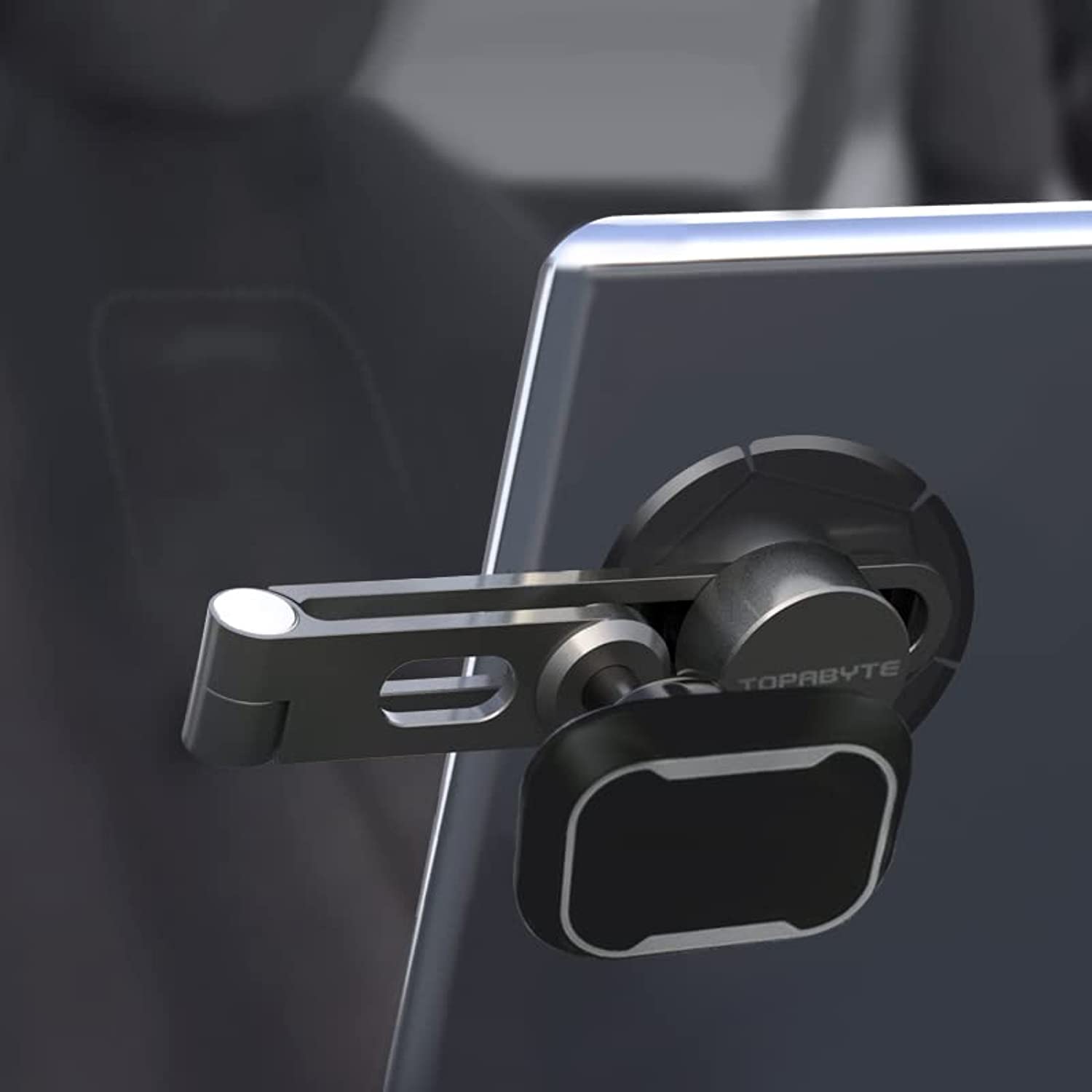 Topabyte Tesla Model 3/Y Phone Holder Magnetic Phone Mount For Screen 20162024 Tesla Accessories Invisible Foldaway