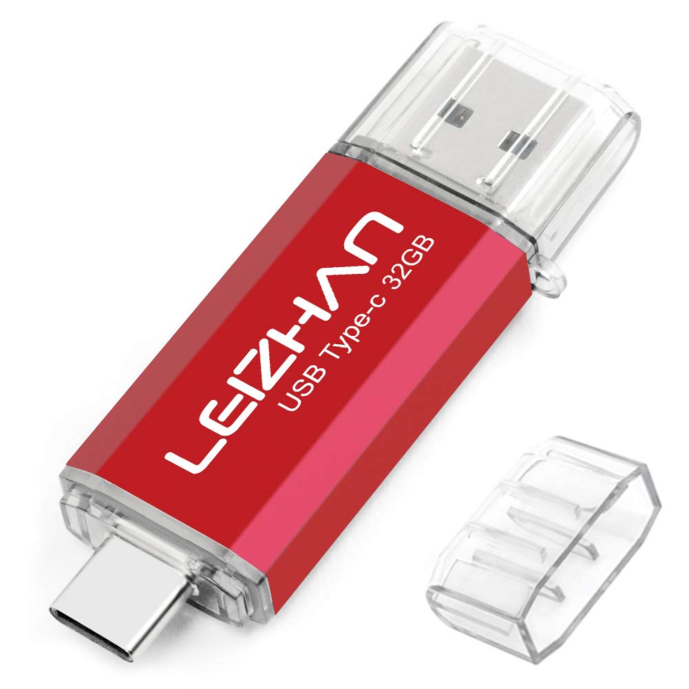 Leizhan Usb 3.0 Usb Flash Drive Type C Memory Stick, 32Gb Photo Stick For Samsung Galaxy S9, S8, S8 Plus, Lg G6, Google Pixel Xl