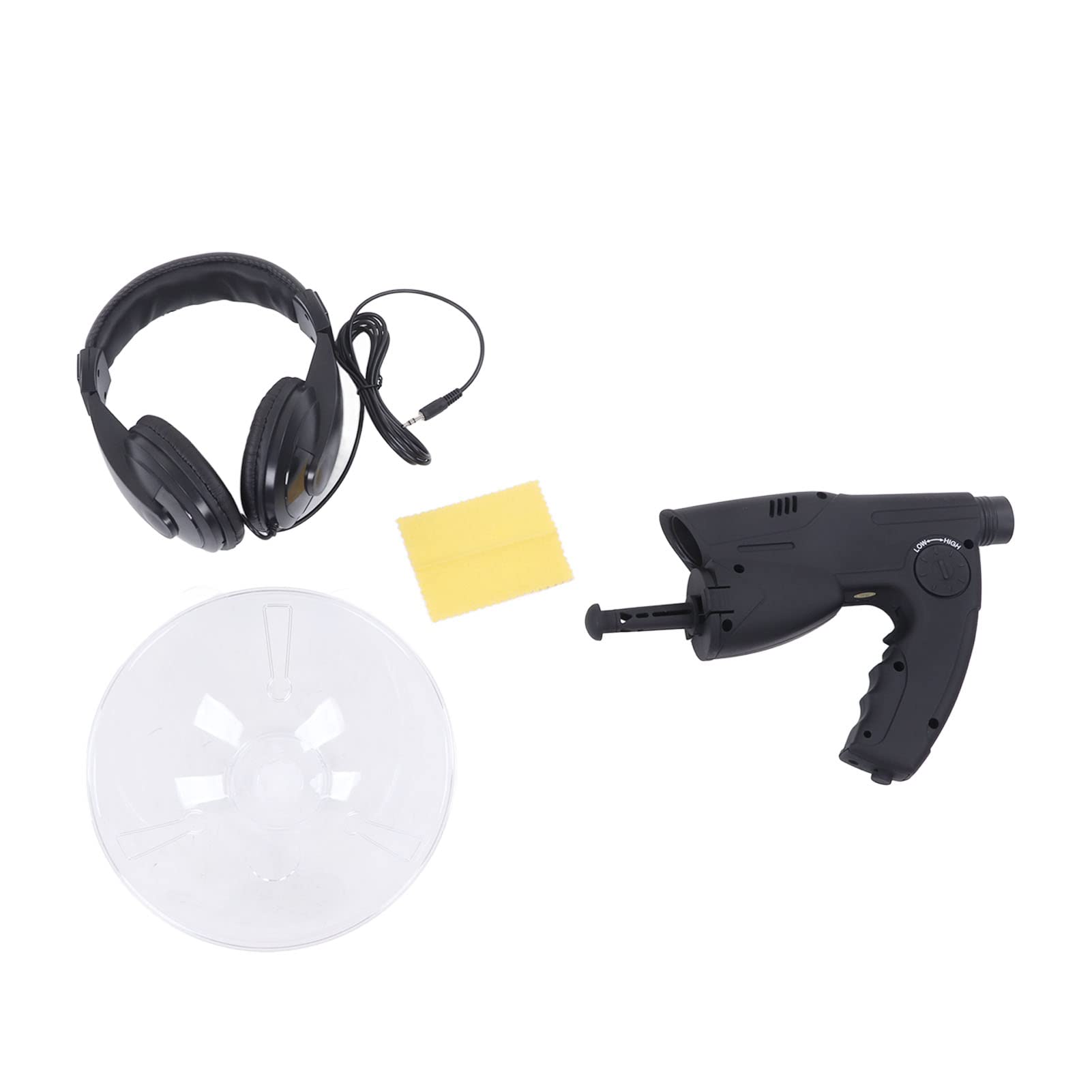 Chiciris Parabolic Microphone Monoculars, 8X Portable Bird Listening Device Bionic Ear Sound Amplifier For Distance Observing He