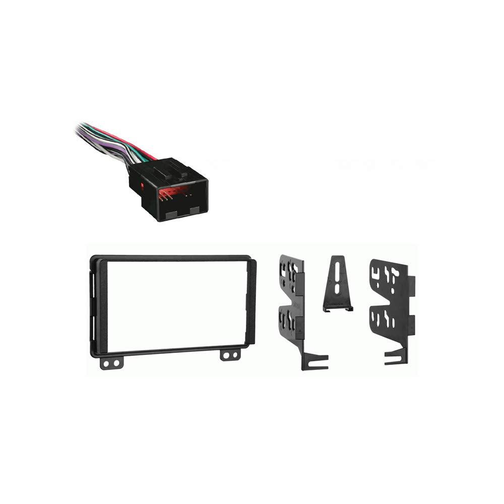 Harmony Audio Compatible With Ford Explorer 2002 2003 Double Din Stereo Harness Radio Install Dash Kit Package