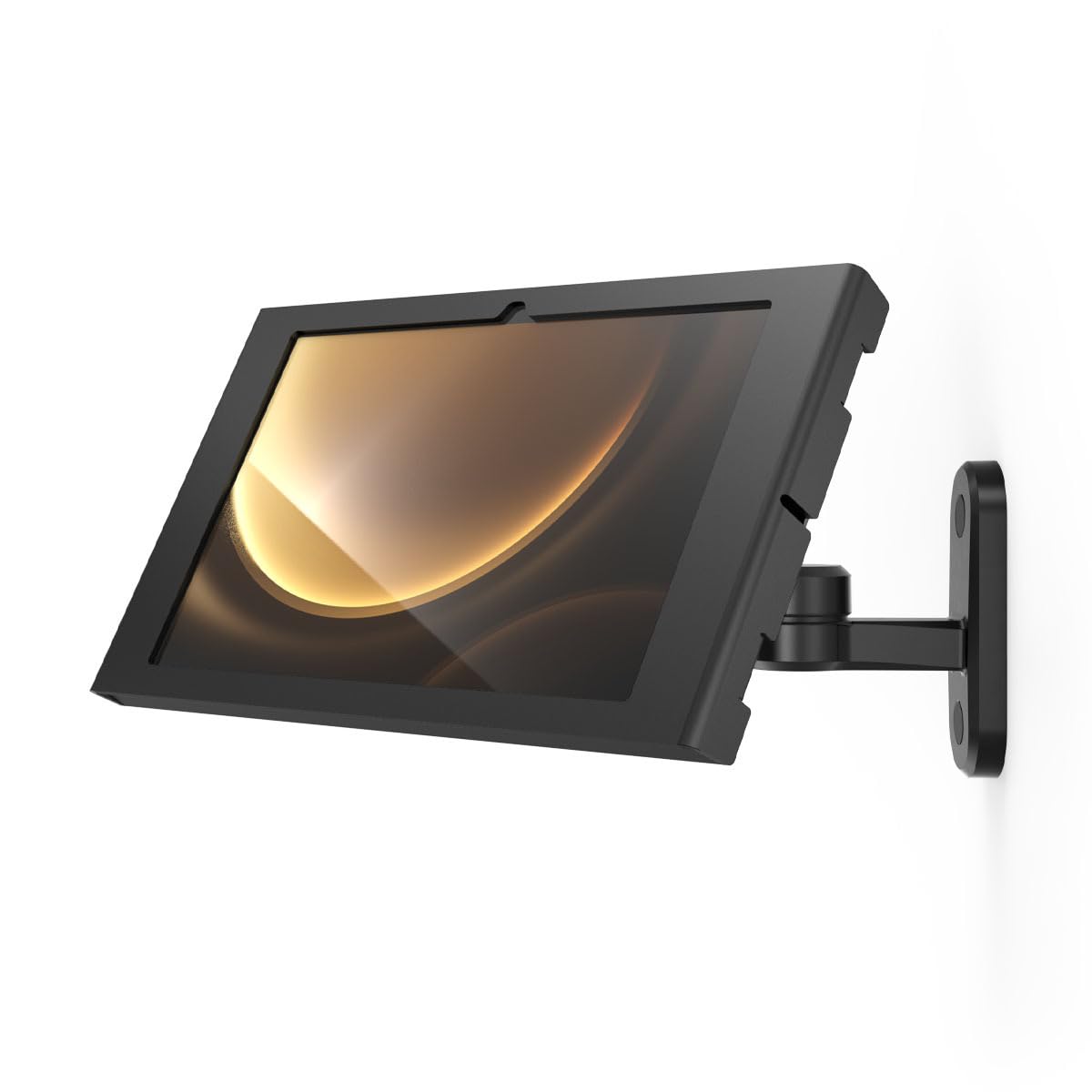 Galaxy Tab S9Fe+, S9+ And S10+ 12.4In Apex Enclosure Swing Wall Mount Black