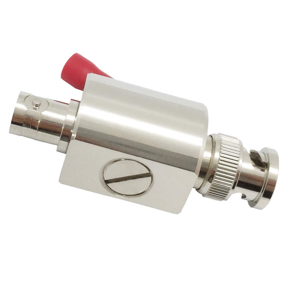 Rfiotasy Lightning Arrester Bnc Lightning Protection Device Male To Female Dc 3Ghz For Communication, Monitoring Equipment, Ethe