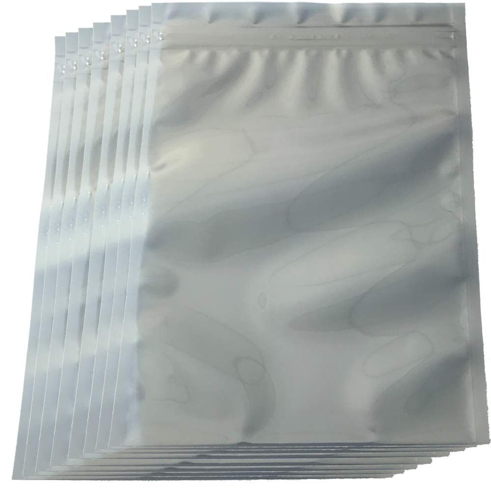 Daarcin 100Pcs 5.9X7.87In/15X20Cm Anti Static Bags,Premium Esd Bags Resealable For 3.5'' Ssd Hdd With 100Pcs Labels, Anti Static
