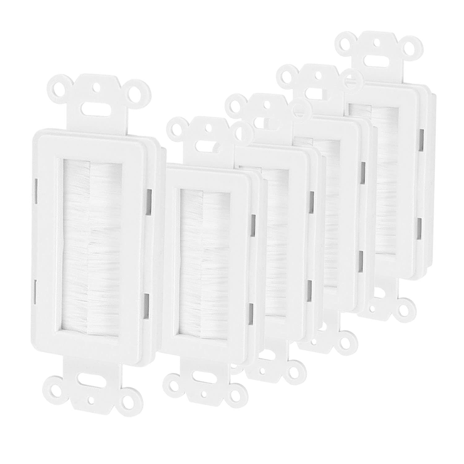 Quickport Decora Brush Passthrough, Brush, 5 Pack White, 5Pk