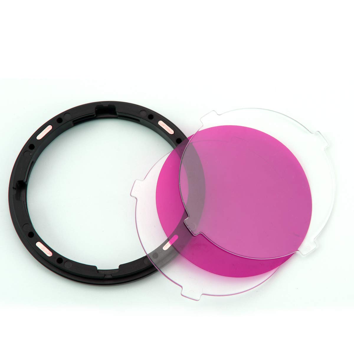 Godox Ak R16 Diffuser Plate With V11T Color Temperature Adjustment Gel Set For Godox V1 C, V1 N, V1 S Speedlite, Ad200, Ad200Pro